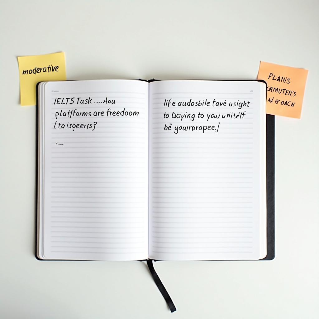 Minh họa đề the effects of digital platforms on freedom of speech và cách phân tích