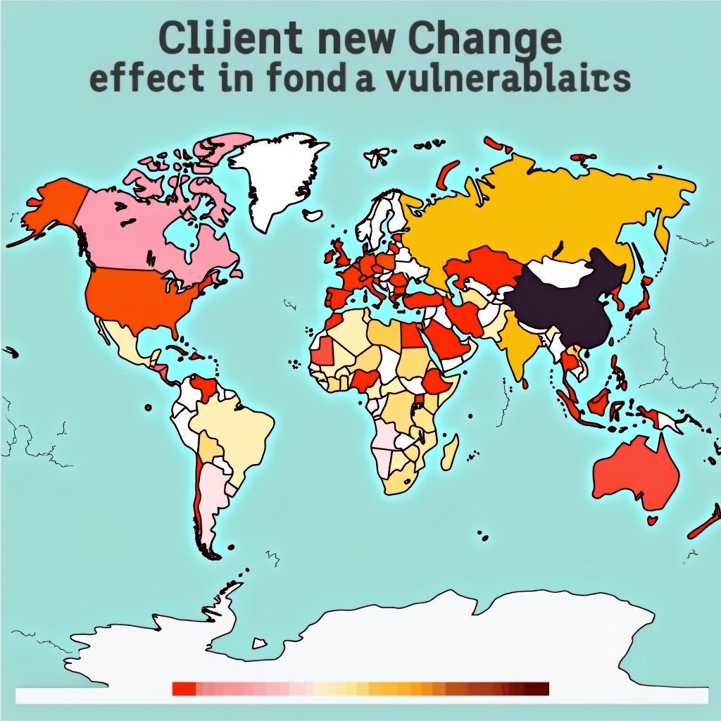 Các khu vực địa lý khác nhau chịu ảnh hưởng không đồng đều từ biến đổi khí hậu đến an ninh lương thực