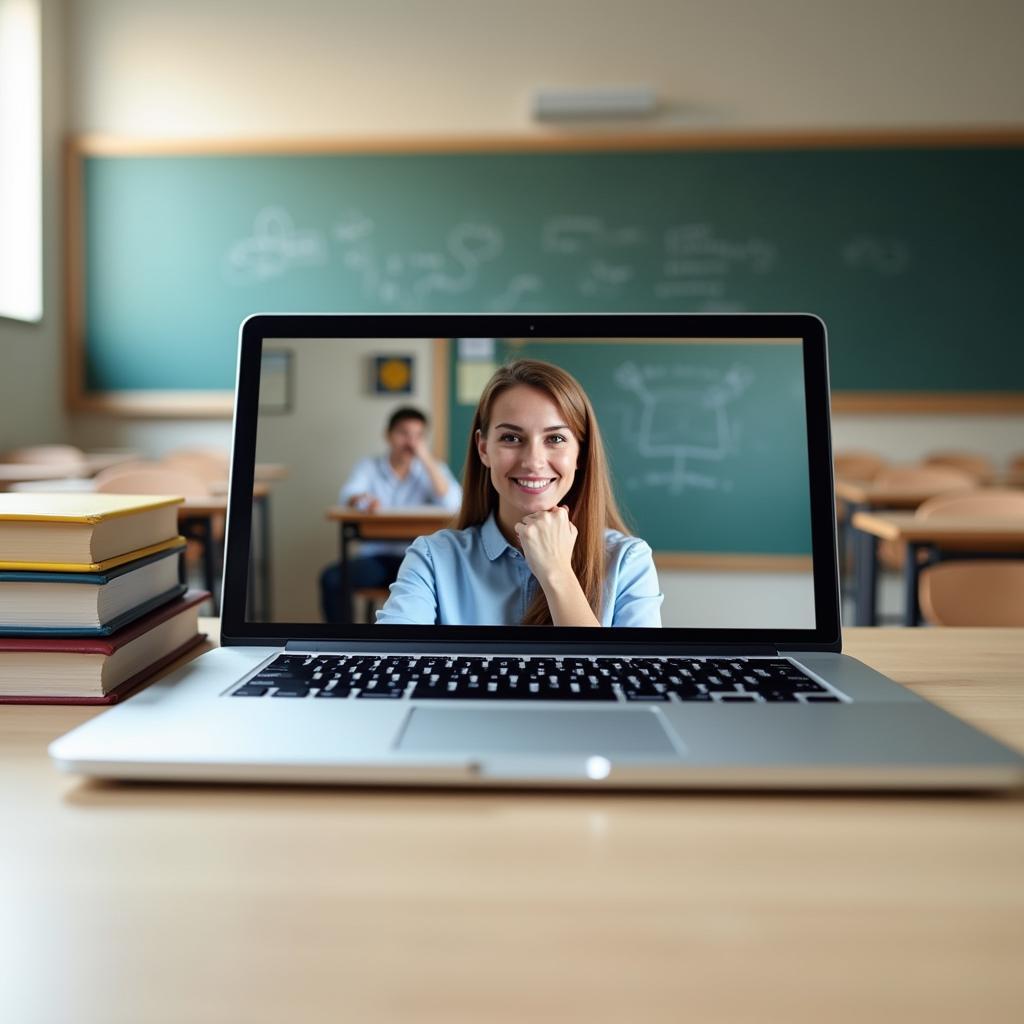 Ảnh minh họa ảnh hưởng học trực tuyến tới hệ giáo dục truyền thống