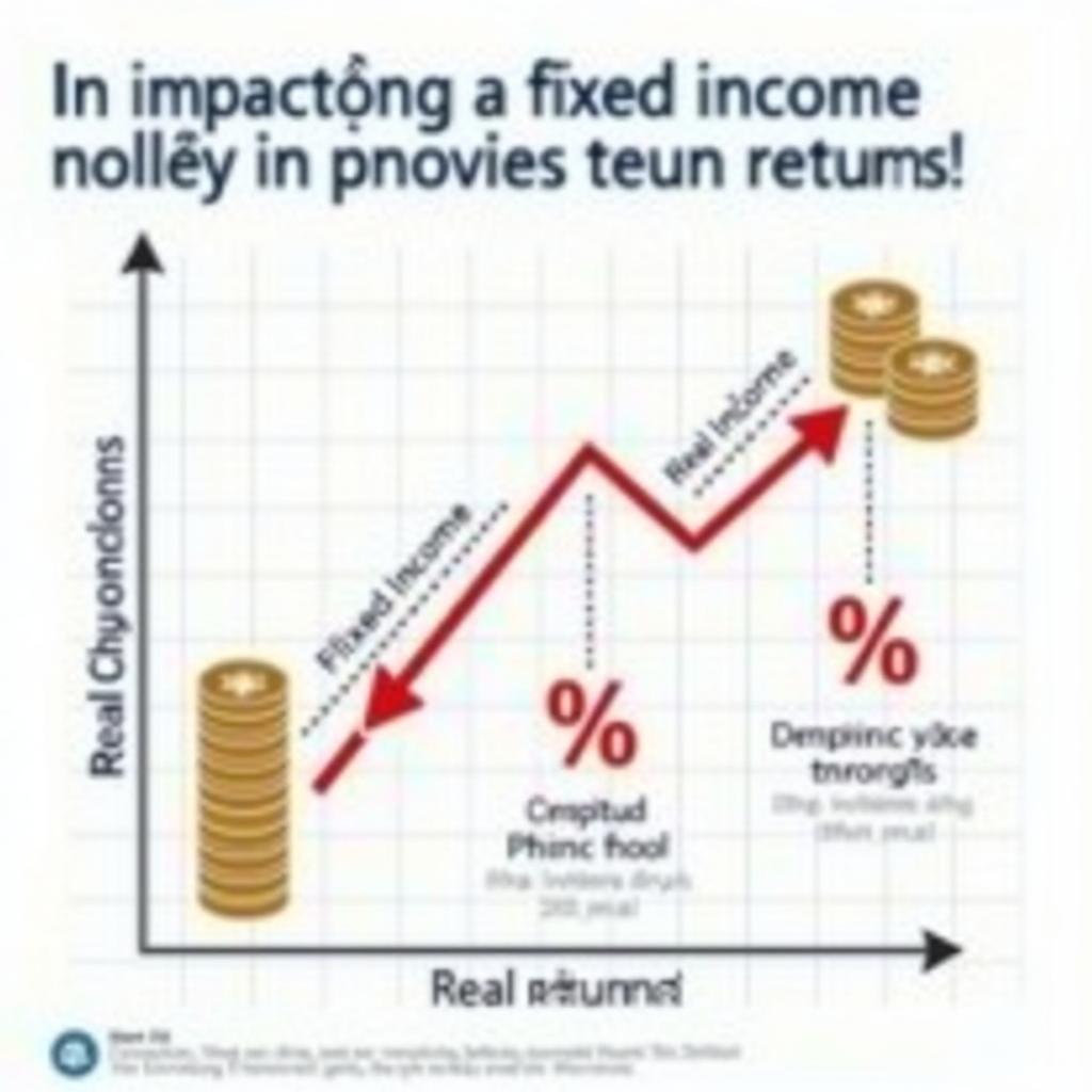 Minh họa tác động của lạm phát đến lợi nhuận đầu tư thu nhập cố định trong IELTS Writing Task 2