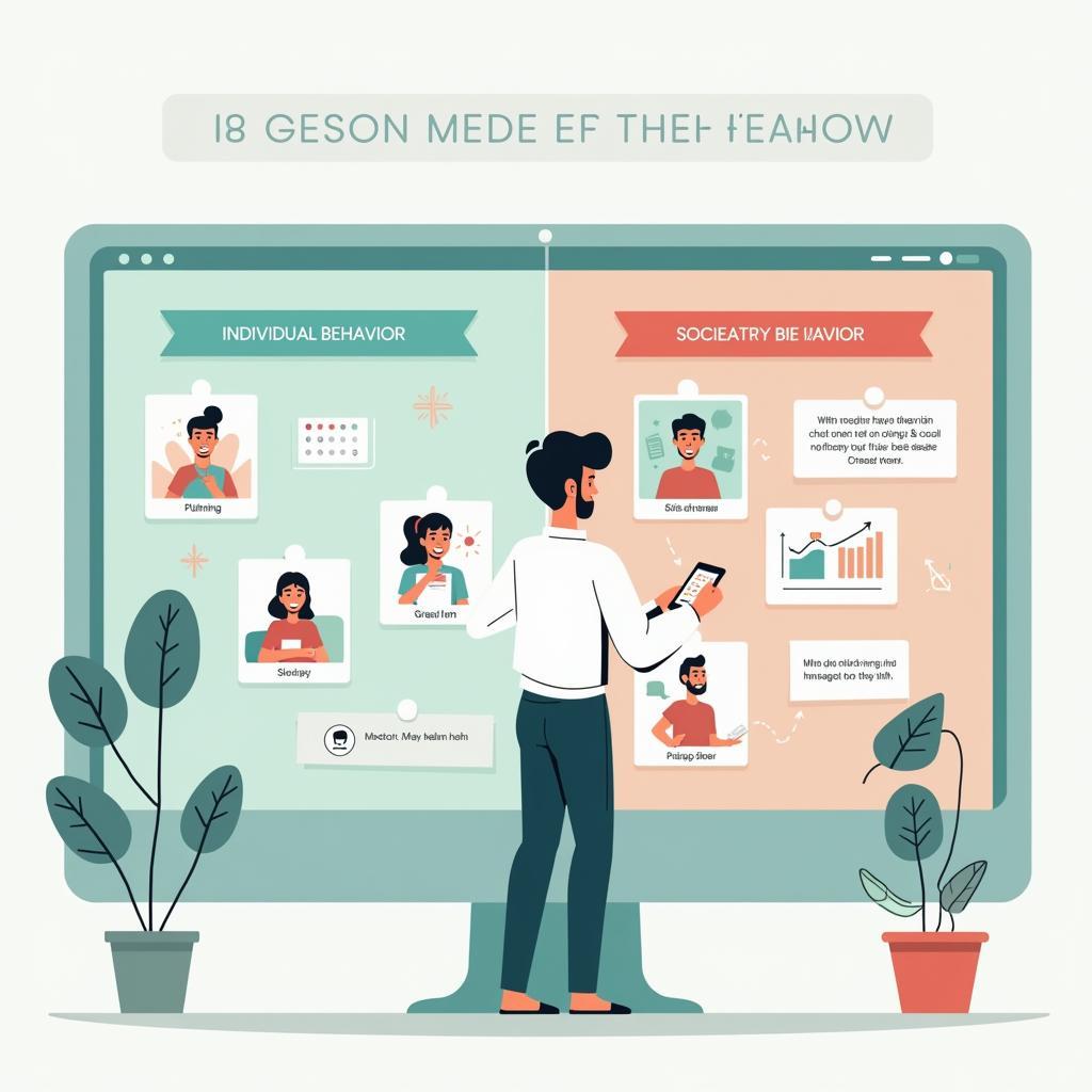 Ảnh minh họa chủ đề The effects of social media on behavior trong IELTS