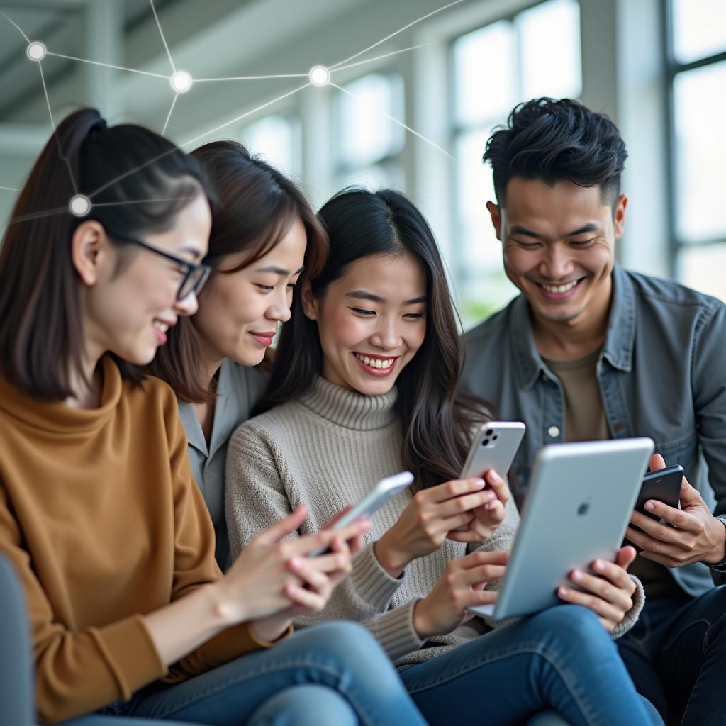 Ảnh hưởng của mạng xã hội lên người trẻ trong phần thảo luận IELTS Speaking