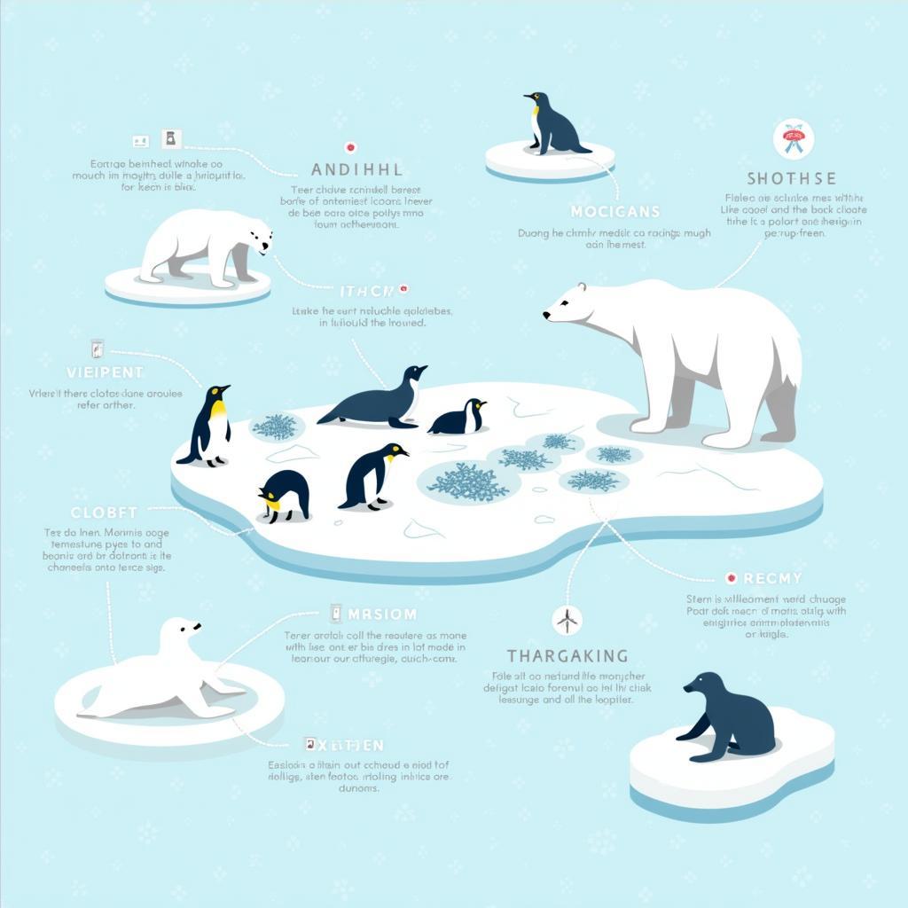 Hình minh họa chủ đề How global warming is affecting polar wildlife trong IELTS Reading