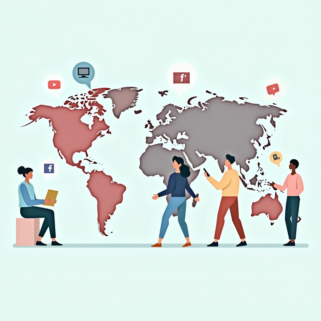 Ảnh minh họa về the influence of global media on public opinion và IELTS Writing Task 2