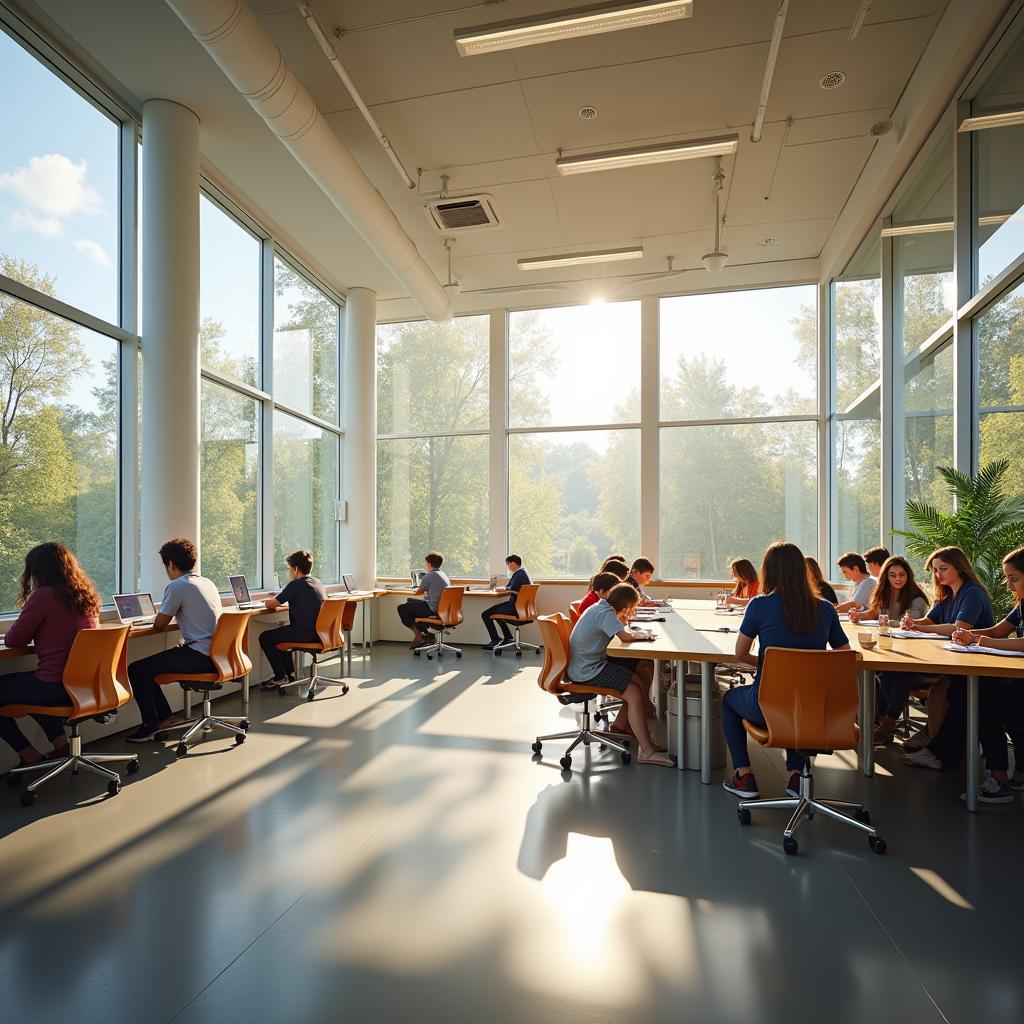 Ánh sáng tự nhiên trong lớp học ảnh hưởng tích cực đến kết quả học tập của học sinh