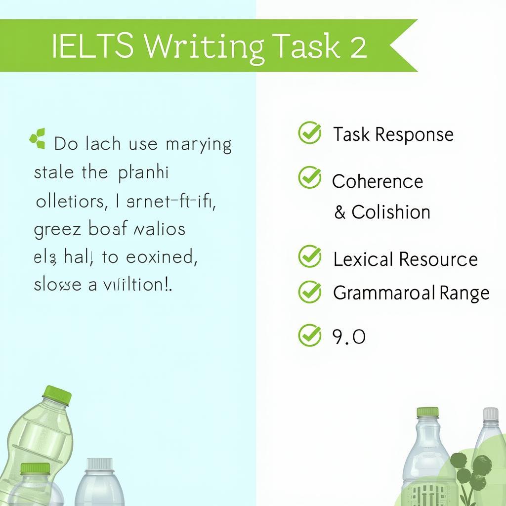 Bài mẫu Band 8-9 IELTS Writing Task 2 về giảm thiểu ô nhiễm nhựa với phân tích chi tiết