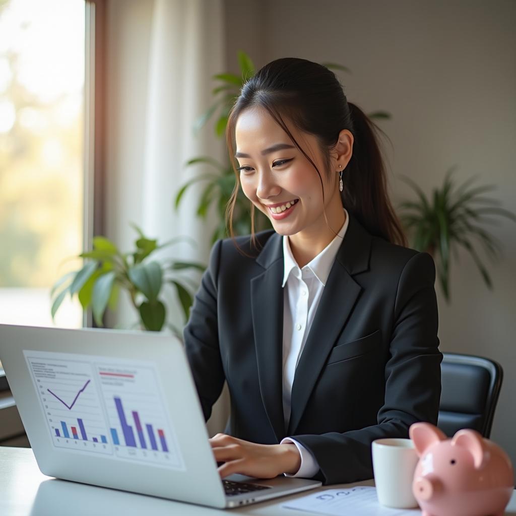 Bài mẫu IELTS Writing Task 2 band 8-9 về mục tiêu tiết kiệm cho người trẻ chuyên nghiệp