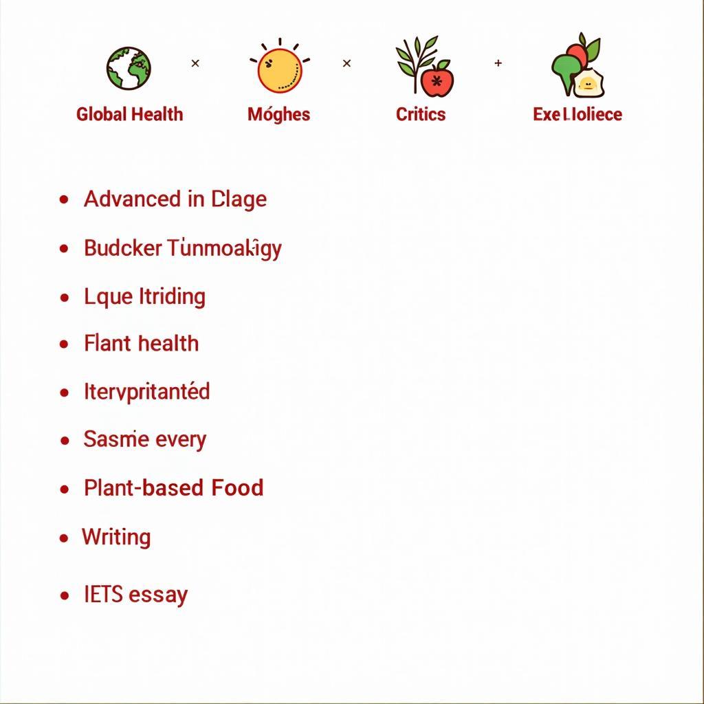 Bài mẫu IELTS Writing Task 2 về chủ đề veganism và sức khỏe toàn cầu band 8-9