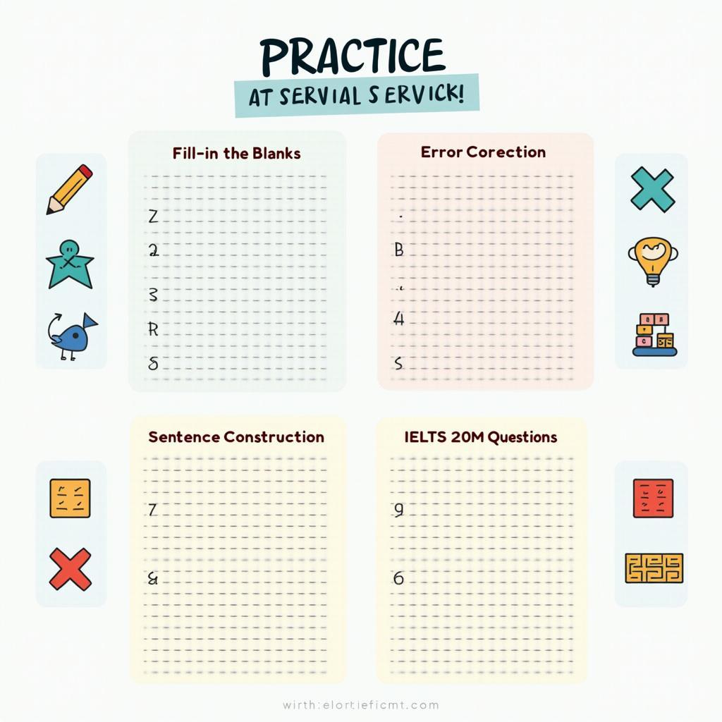 Bảng tổng hợp các dạng bài tập thực hành Future Perfect Tense cho IELTS với đáp án