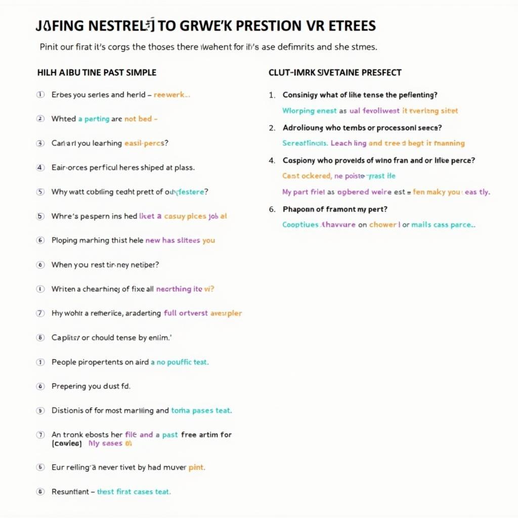 Bài tập thực hành phân biệt Past Simple và Present Perfect cho IELTS với đáp án chi tiết