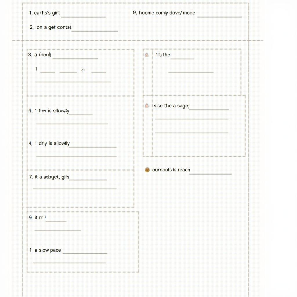 Bài tập thực hành sử dụng slowly và at a slow pace cho học viên IELTS