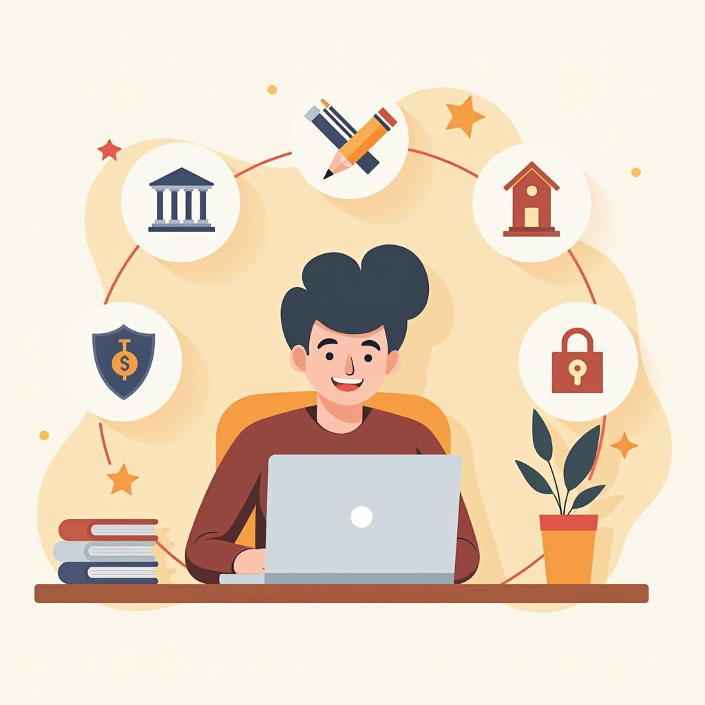 Chiến lược viết IELTS về best practices for online banking security và công nghệ