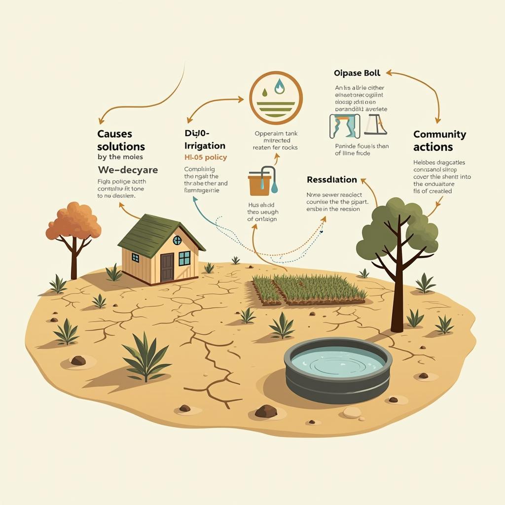 Bảo tồn nước trong vùng hạn hán và chiến lược viết IELTS Writing Task 2