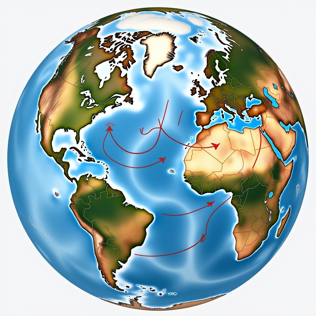 Biến đổi khí hậu tác động đến mô hình thời tiết toàn cầu qua các cơ chế khí quyển
