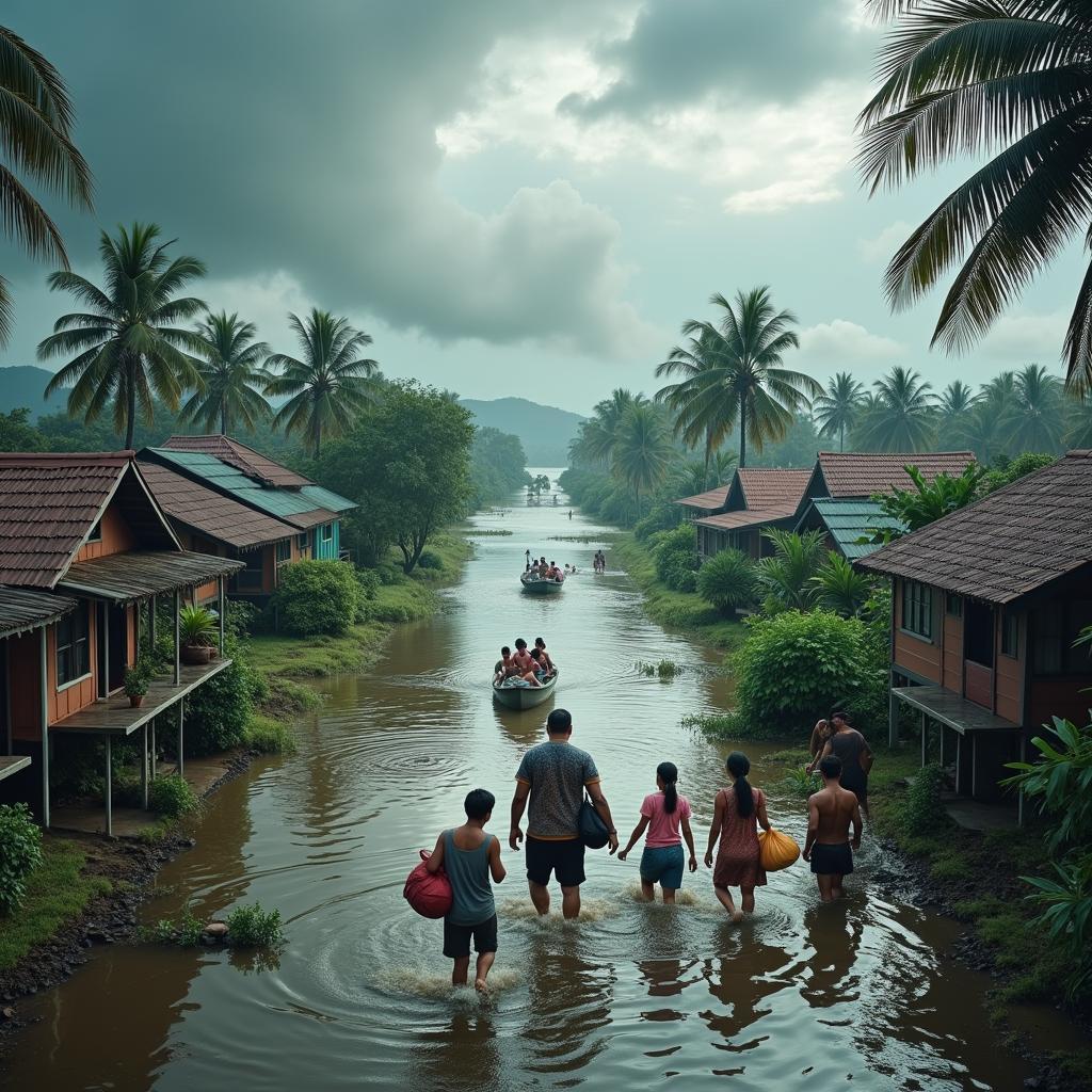 Biến đổi khí hậu gây ra di cư hàng loạt ở các vùng ven biển châu Á Thái Bình Dương