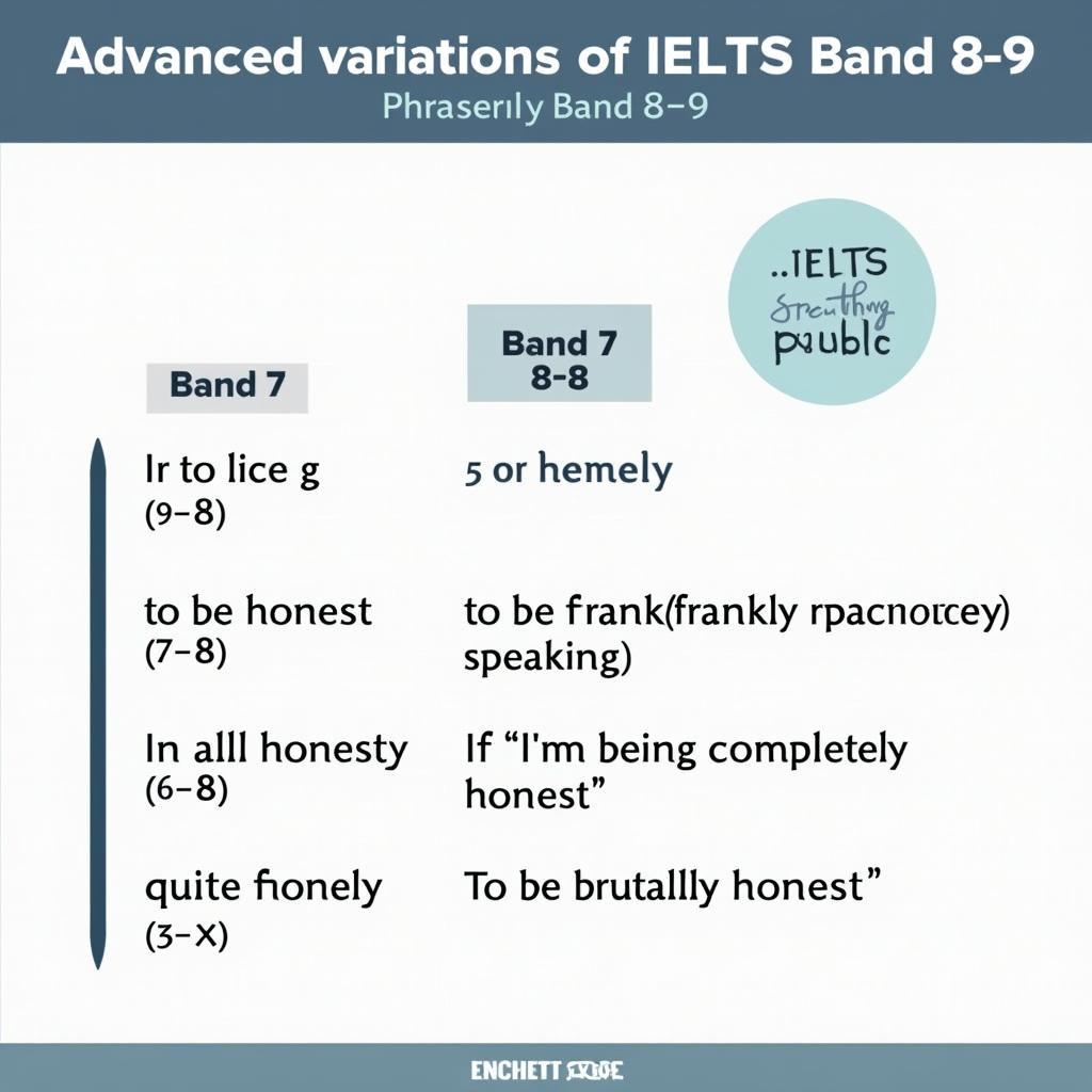Các biến thể nâng cao của To Be Honest và Honestly cho IELTS band 8-9
