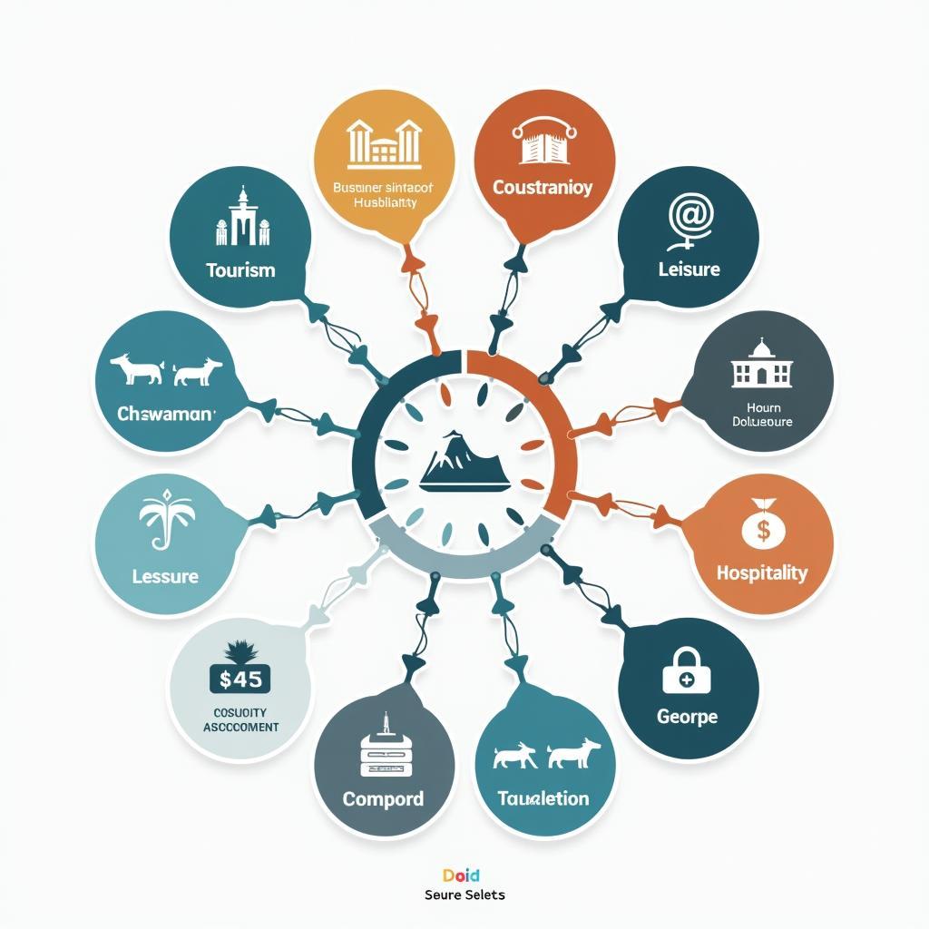 Biểu đồ minh họa mối quan hệ giữa ngành giải trí và sự phát triển kinh tế