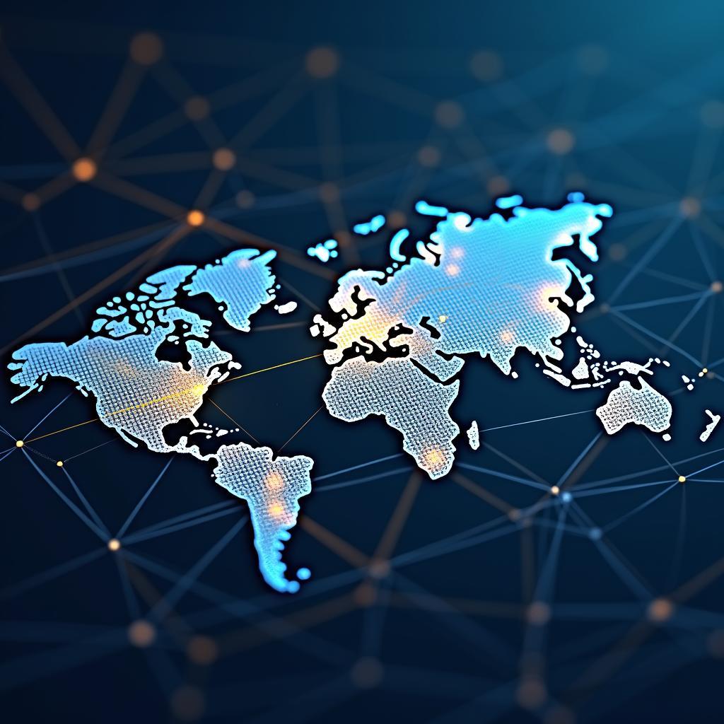 Mạng lưới blockchain xử lý giao dịch tài chính toàn cầu với công nghệ sổ cái phân tán