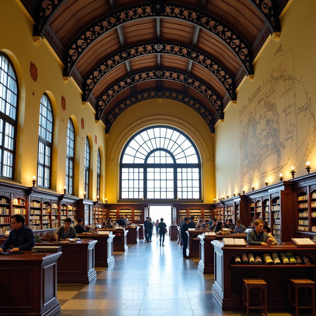 Bưu điện Trung tâm Sài Gòn với kiến trúc Pháp cổ điển và trần vòm ấn tượng