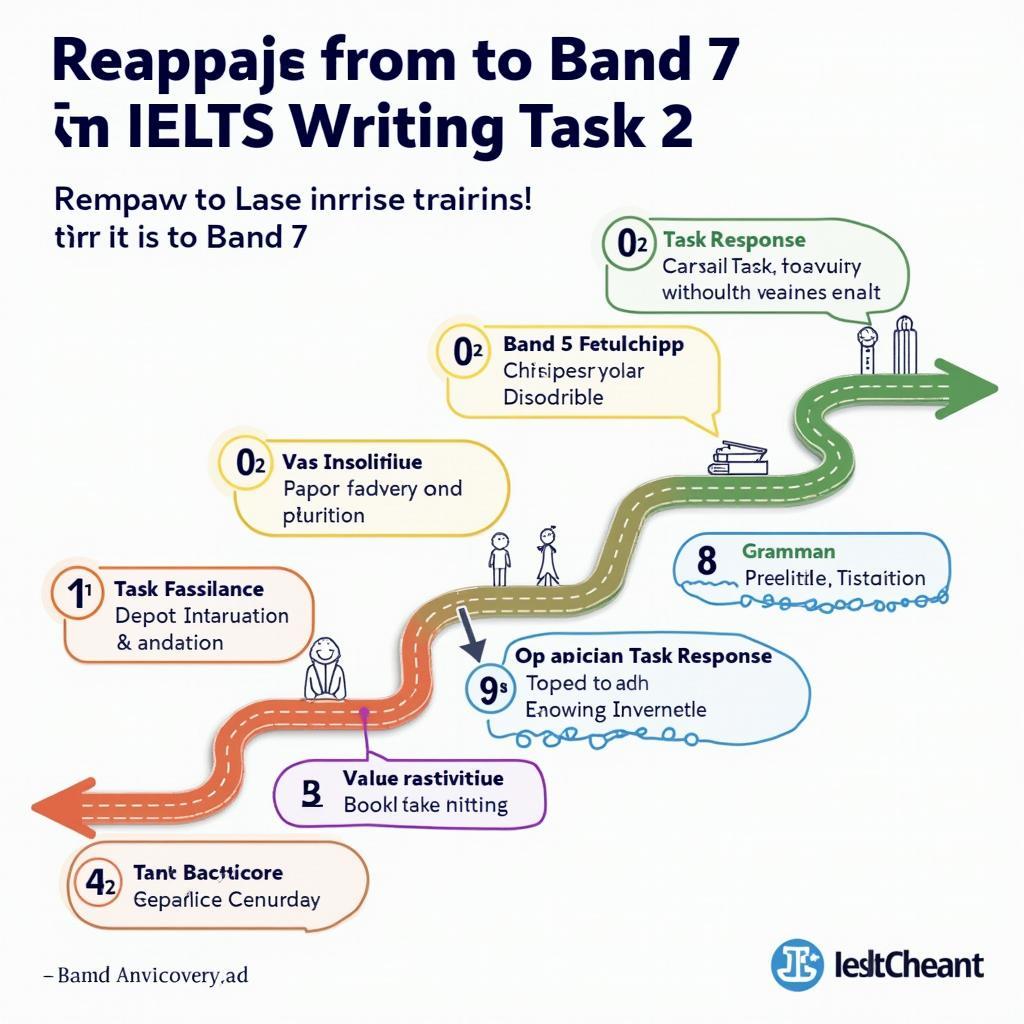 Lộ trình cải thiện điểm IELTS Writing Task 2 từ Band 5 đến Band 7 với các bước cụ thể