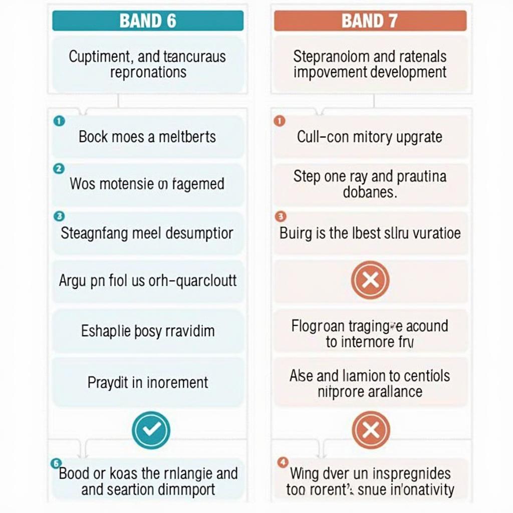 Sơ đồ chi tiết các bước cải thiện bài viết IELTS từ Band 6 lên Band 7