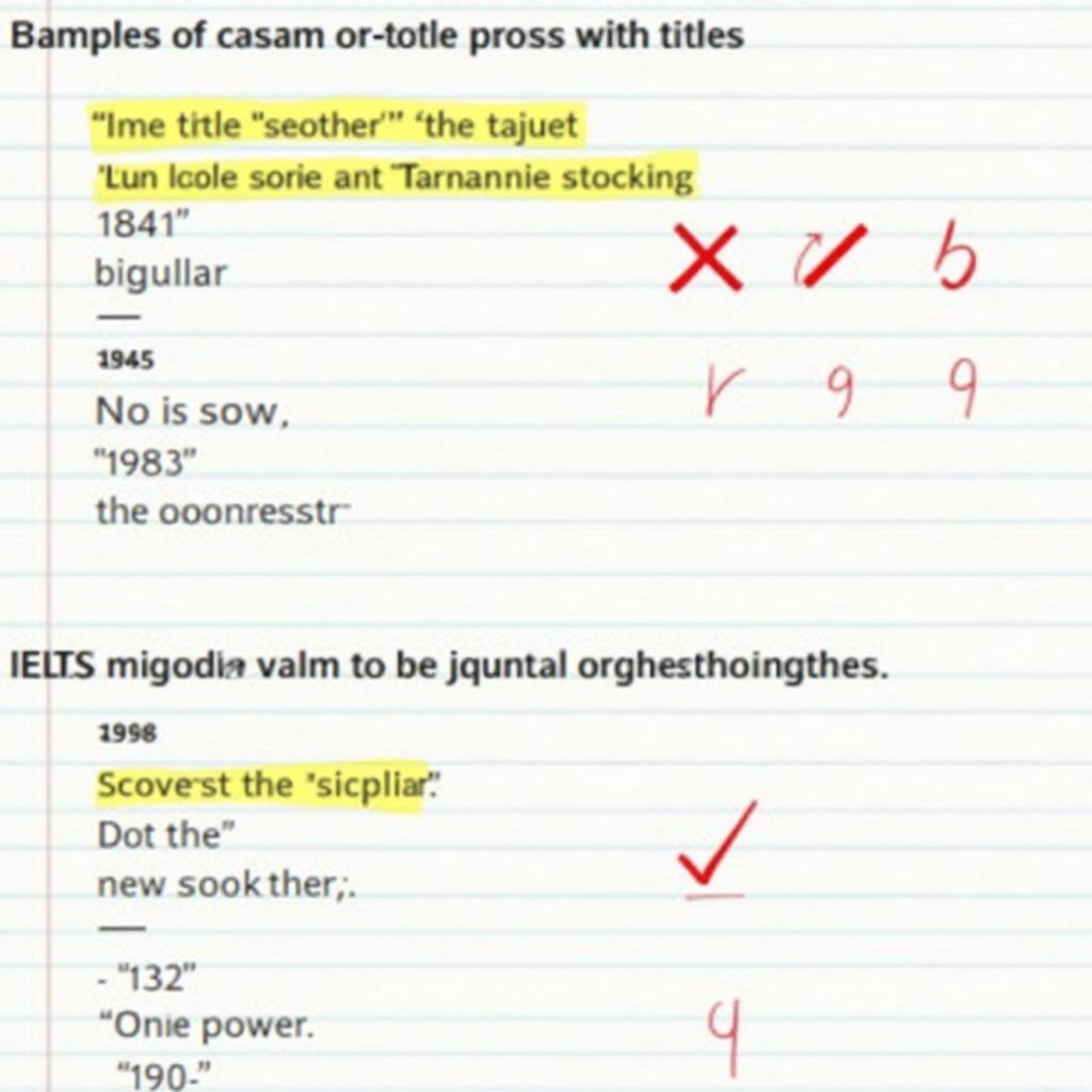 Ví dụ minh họa cách sử dụng subject verb agreement với tiêu đề trong bài luận IELTS Writing Task 2