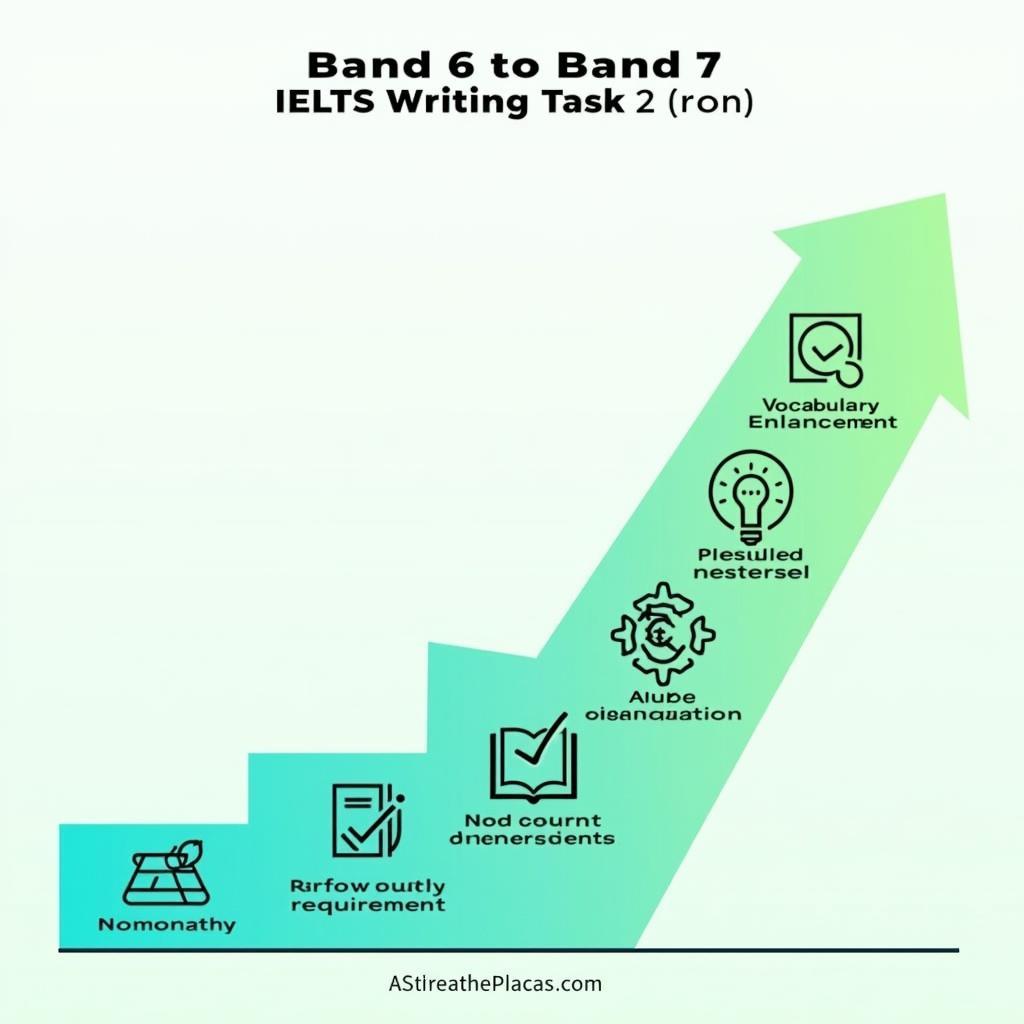 Hình ảnh minh họa các bước cải thiện band điểm IELTS Writing Task 2 từ 6 lên 7
