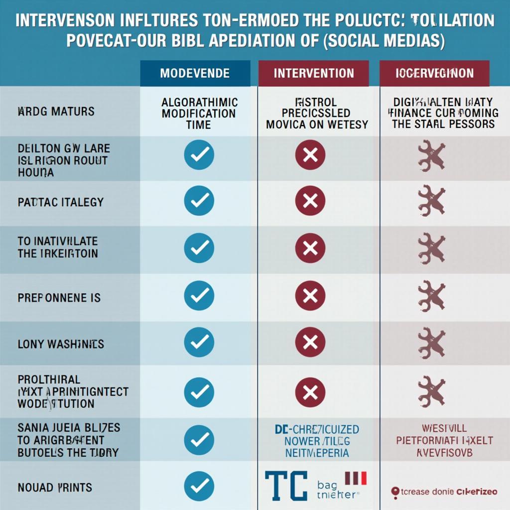 So sánh các phương pháp can thiệp giảm thiểu phân cực chính trị trên mạng xã hội và hiệu quả