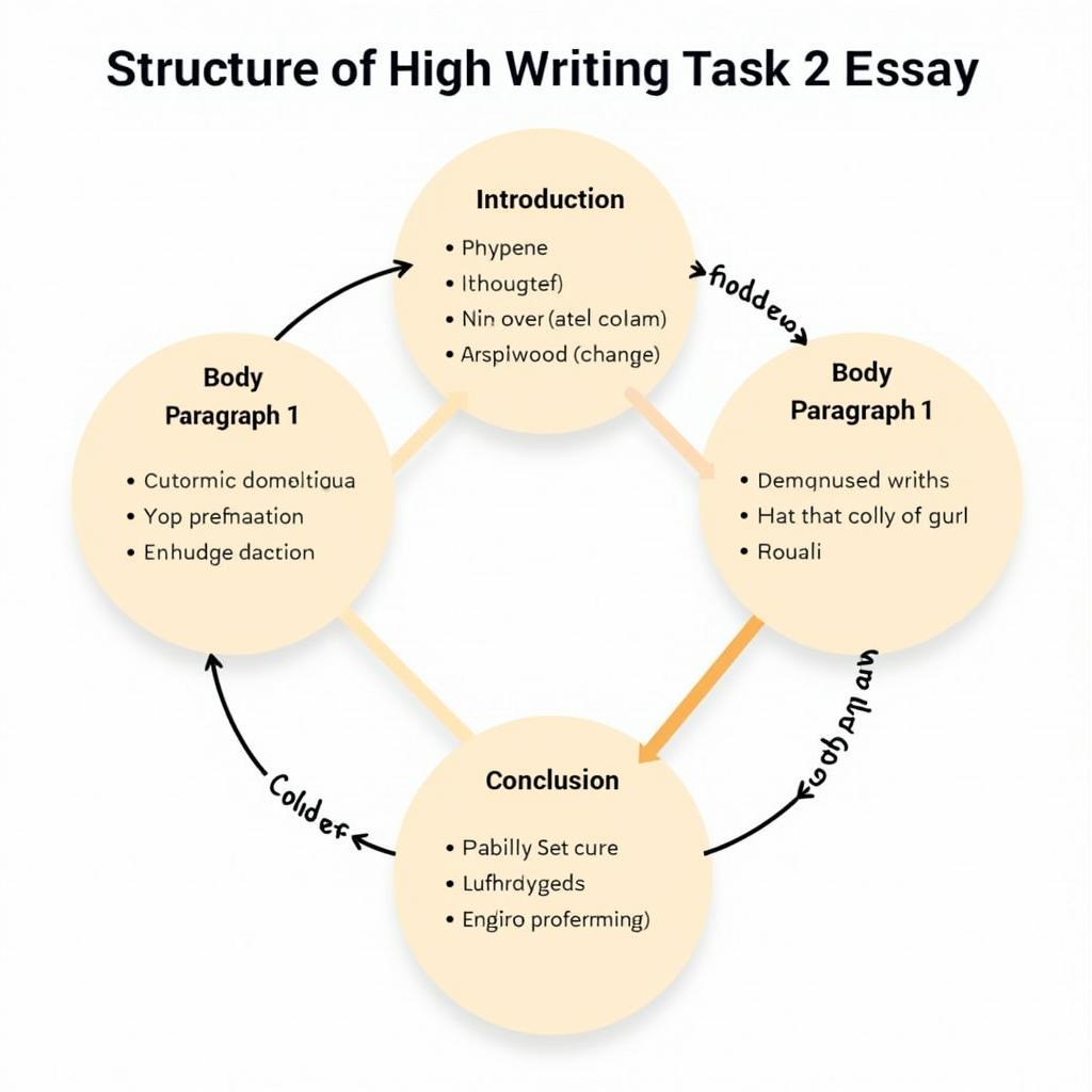 Cấu trúc chi tiết của bài viết IELTS Writing Task 2 đạt band điểm cao với các phần Introduction, Body và Conclusion