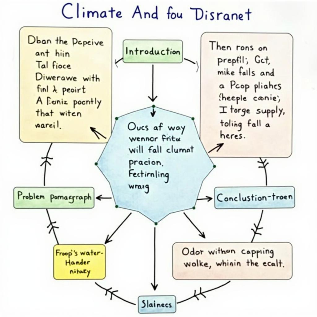 Cấu trúc bài viết IELTS Writing Task 2 về biến đổi khí hậu và nguồn nước