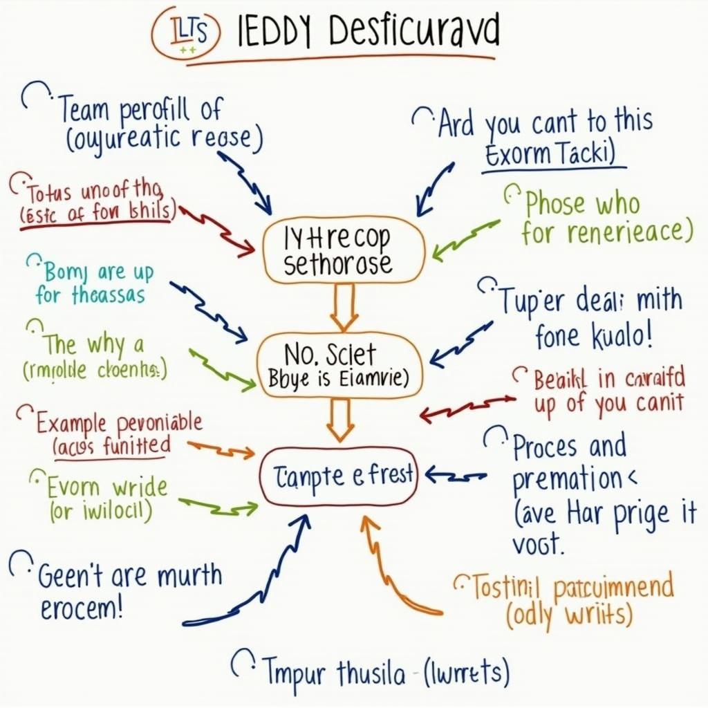 Cấu trúc đoạn văn IELTS Writing Task 2 với for example và for instance được đánh dấu rõ ràng