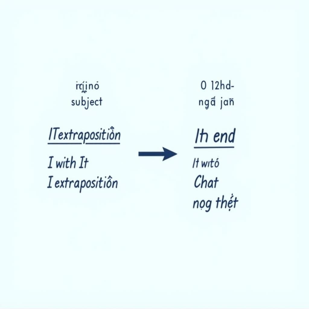 Sơ đồ cấu trúc Extraposition với It giúp đạt điểm IELTS Band 7 đến 9