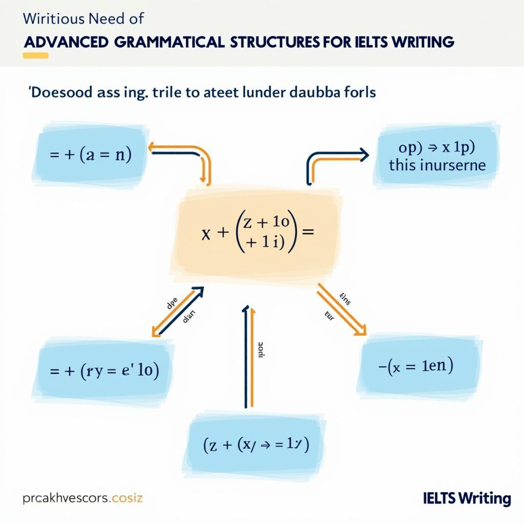 Sáu cấu trúc câu nâng cao giúp đạt band 8-9 trong IELTS Writing Task 2 với công thức và ví dụ minh họa cụ thể