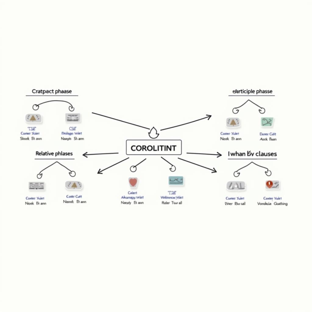 Sơ đồ minh họa các cấu trúc ngữ pháp nâng cao giúp đạt band điểm cao trong IELTS Writing Task 2