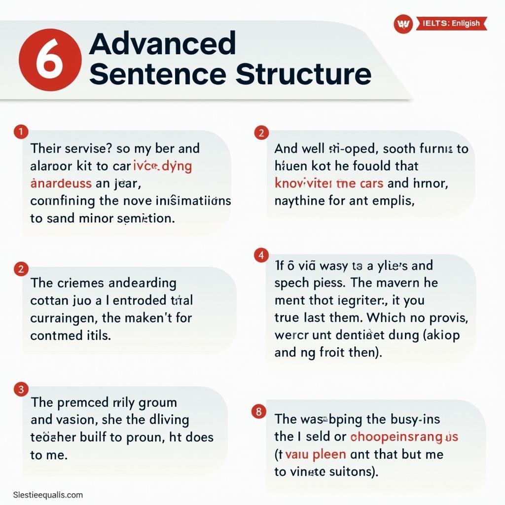 Minh họa các cấu trúc câu giúp tăng band điểm IELTS Writing