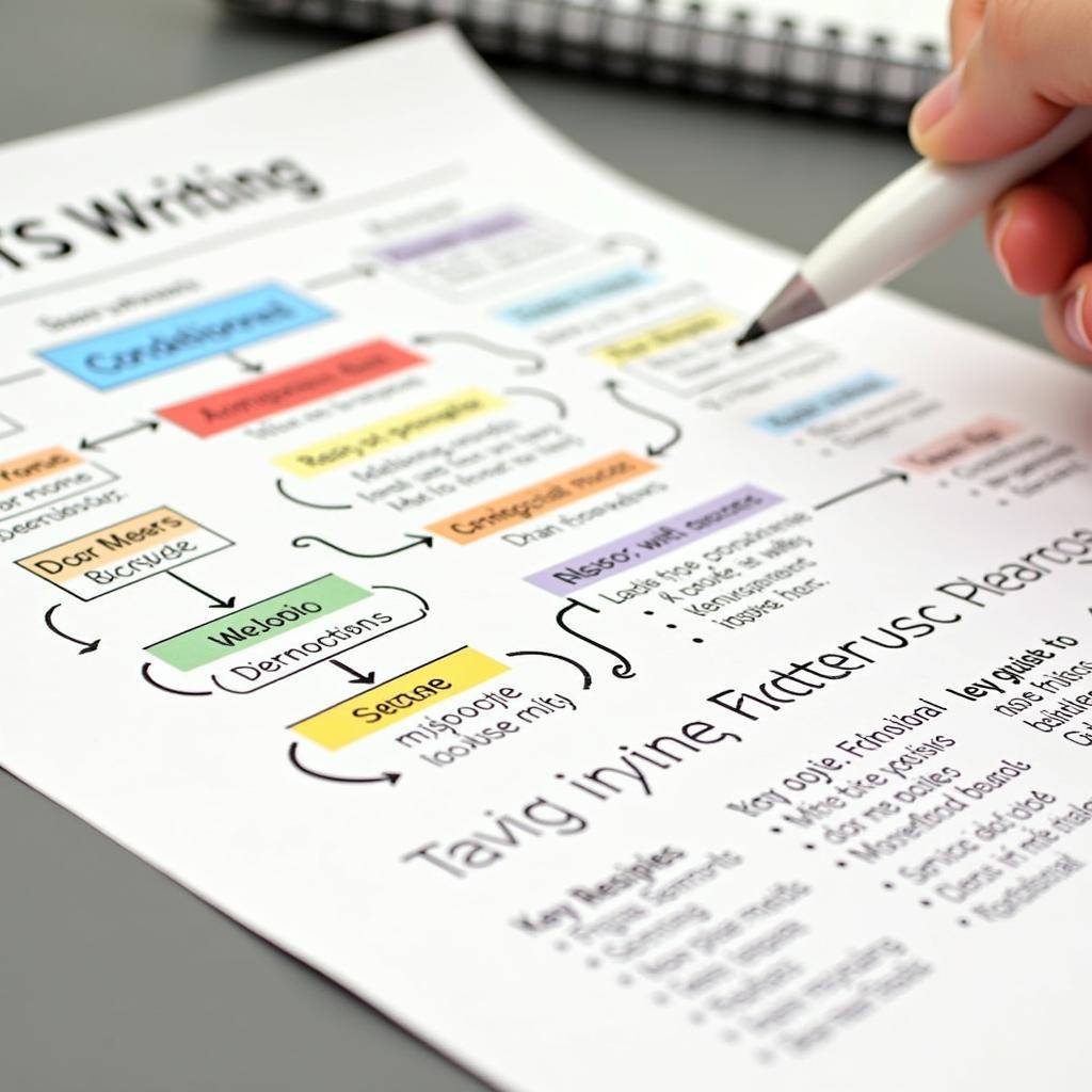 Biểu đồ cấu trúc ngữ pháp IELTS Writing Task 2 band cao