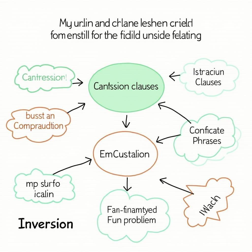 Sơ đồ minh họa các cấu trúc ngữ pháp nâng cao trong IELTS Writing Task 2 band 8-9