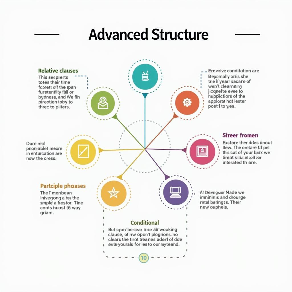 Biểu đồ minh họa các cấu trúc ngữ pháp nâng cao giúp đạt band điểm cao trong IELTS Writing Task 2