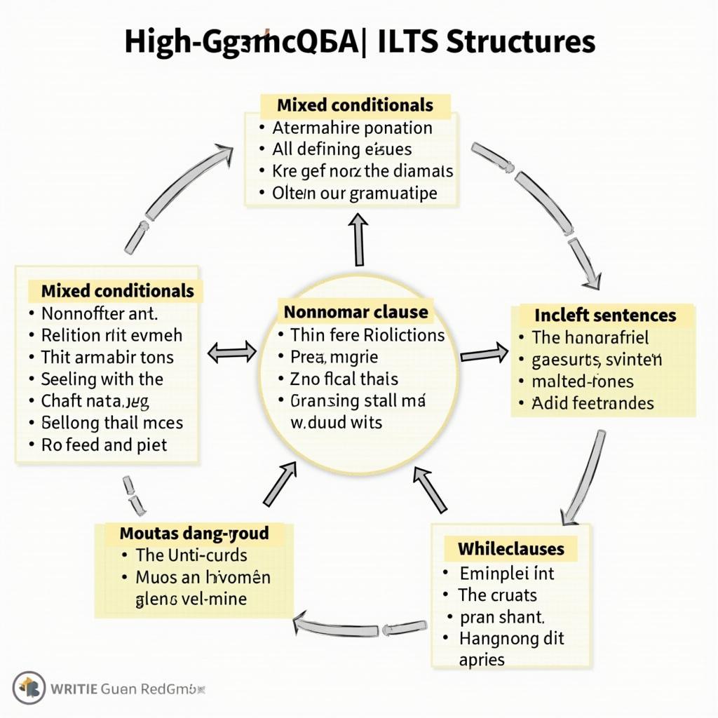 Minh họa các cấu trúc ngữ pháp nâng cao giúp đạt band điểm cao trong IELTS Writing Task 2 về giao thông công cộng