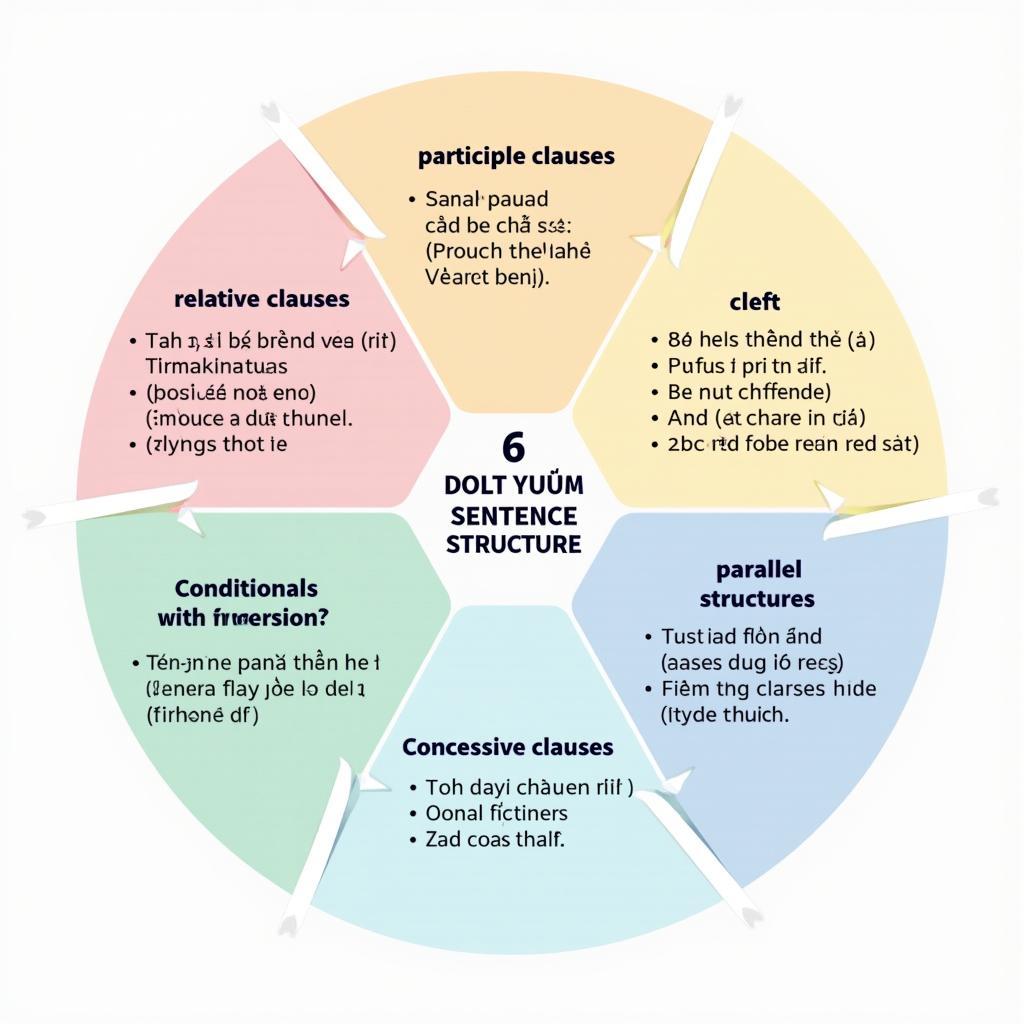 Sơ đồ các cấu trúc câu nâng cao cho IELTS Writing Task 2 Band 7-9