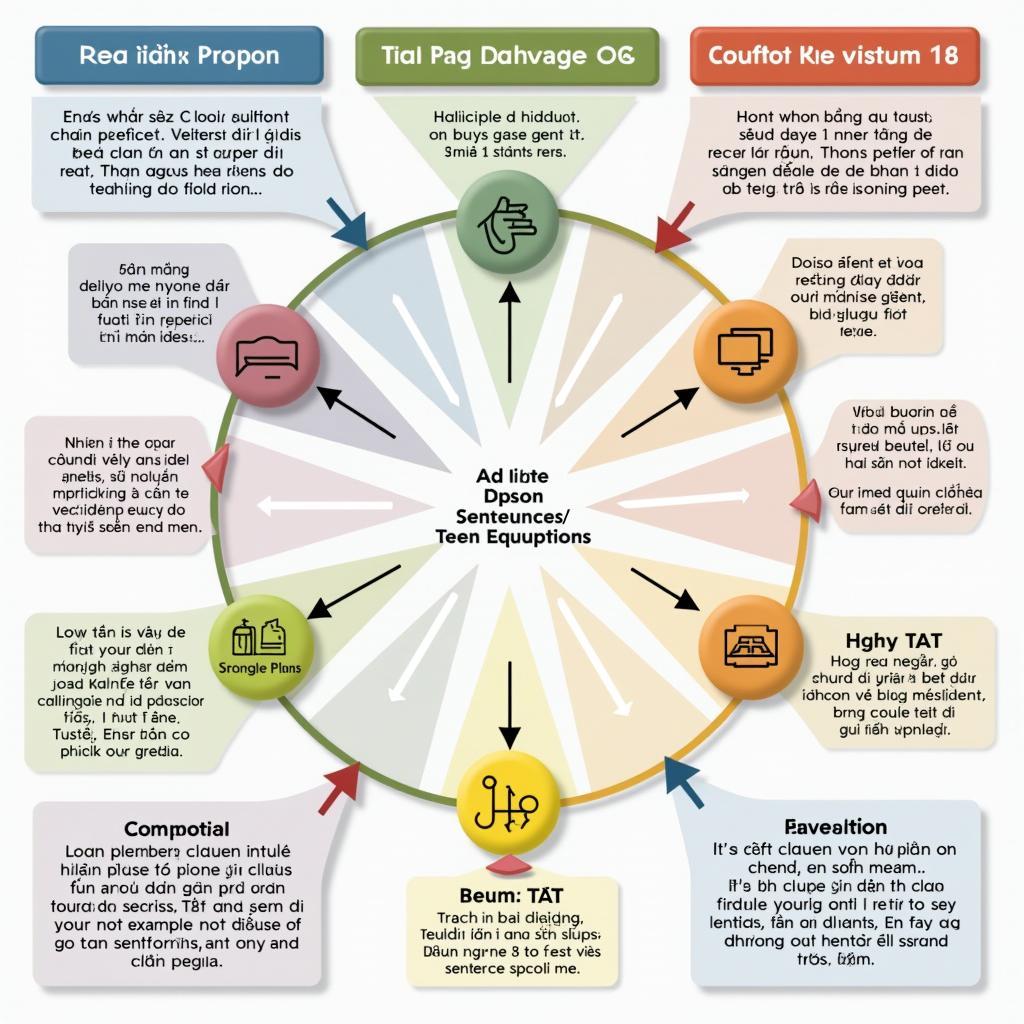 Sơ đồ minh họa 6 cấu trúc câu phức tạp giúp tăng điểm IELTS Writing Task 2