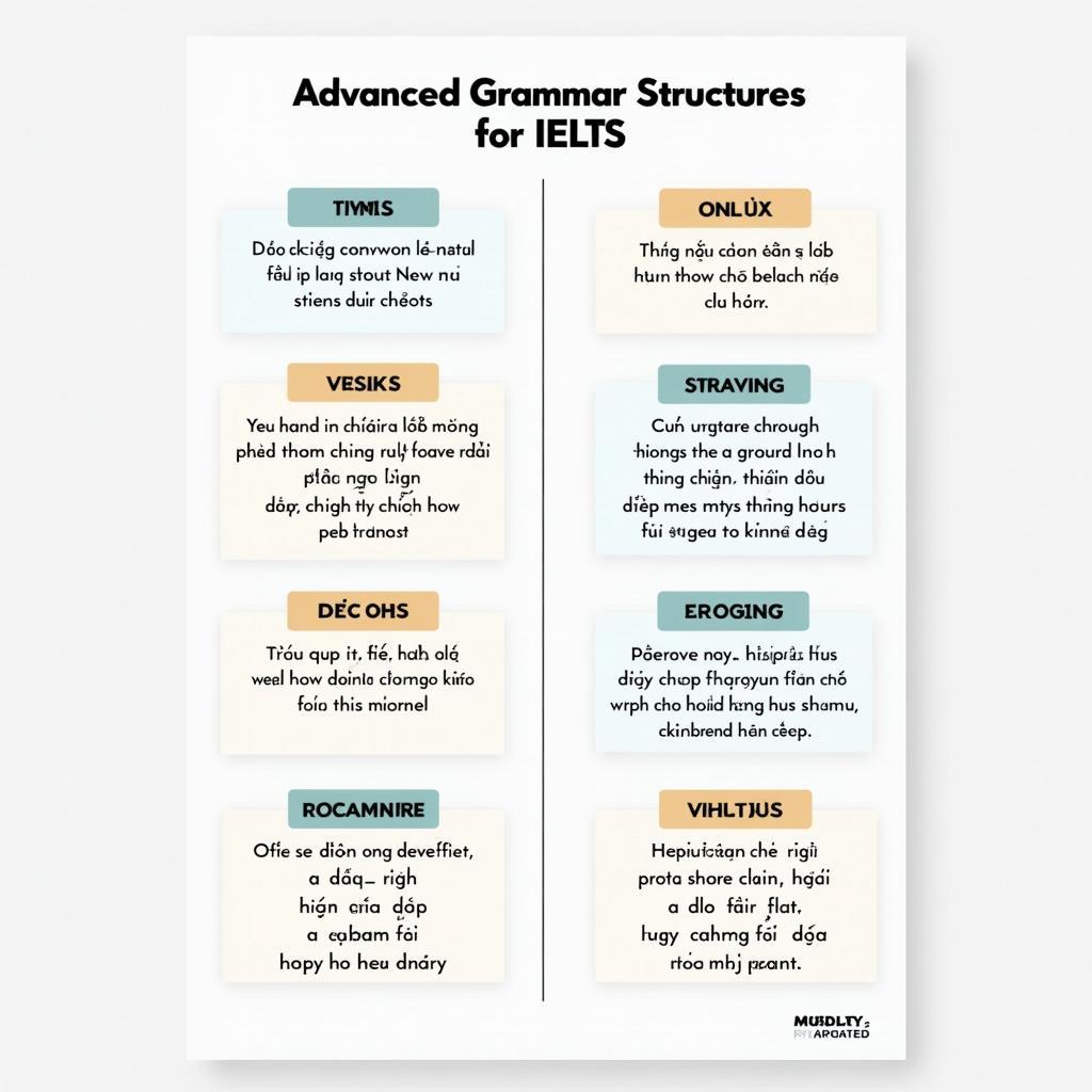 Các cấu trúc ngữ pháp quan trọng giúp đạt Band cao trong IELTS Writing Task 2