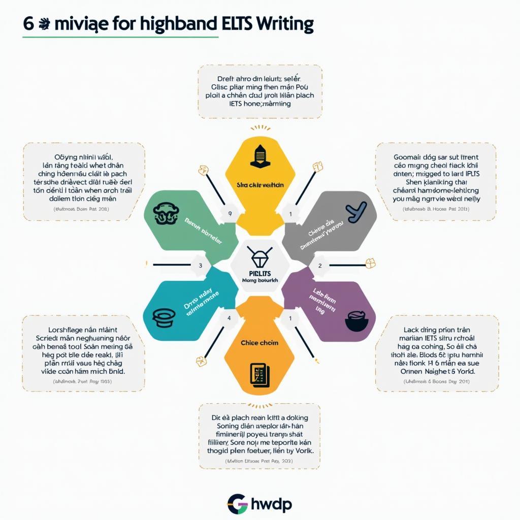 Sơ đồ minh họa các cấu trúc ngữ pháp giúp đạt band điểm cao trong IELTS Writing