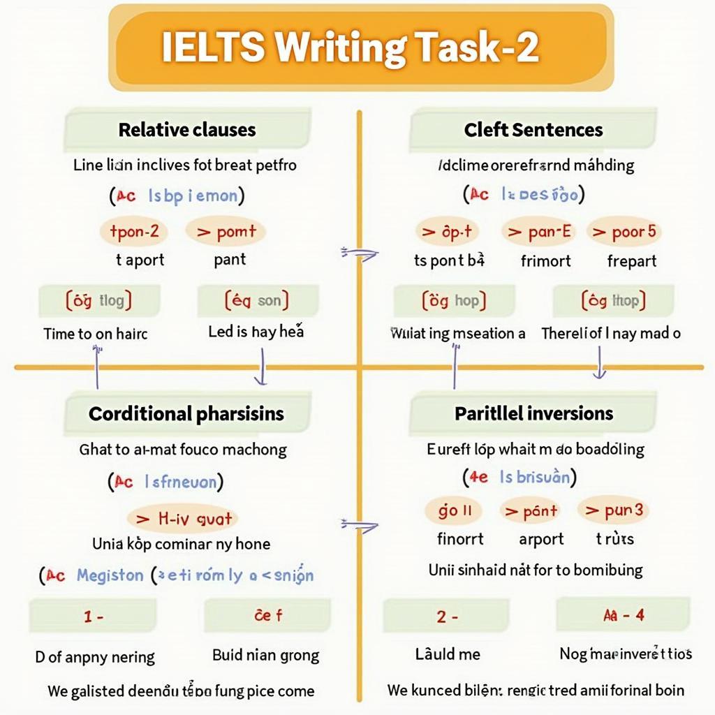 Các cấu trúc ngữ pháp nâng cao giúp đạt band điểm cao trong IELTS Writing Task 2