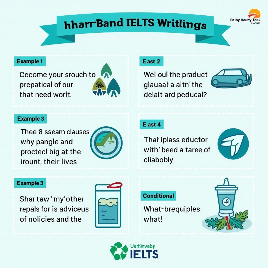 Minh họa các cấu trúc câu nâng cao giúp đạt band điểm cao trong IELTS Writing Task 2 về ô nhiễm nhựa