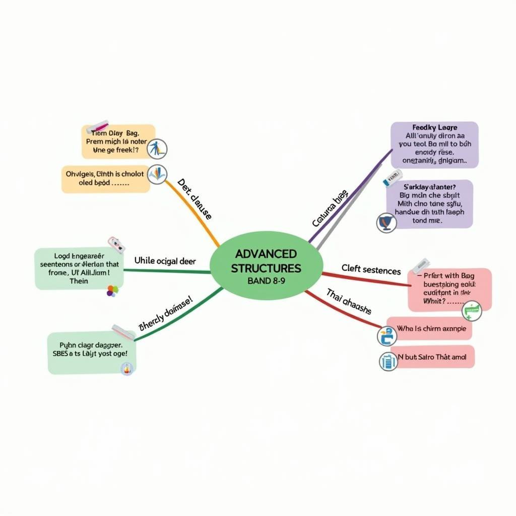 Sơ đồ tư duy các cấu trúc câu nâng cao giúp đạt Band 8-9 IELTS Writing