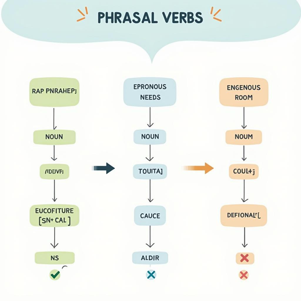 Cấu trúc và phân loại phrasal verbs separable và inseparable với ví dụ minh họa chi tiết