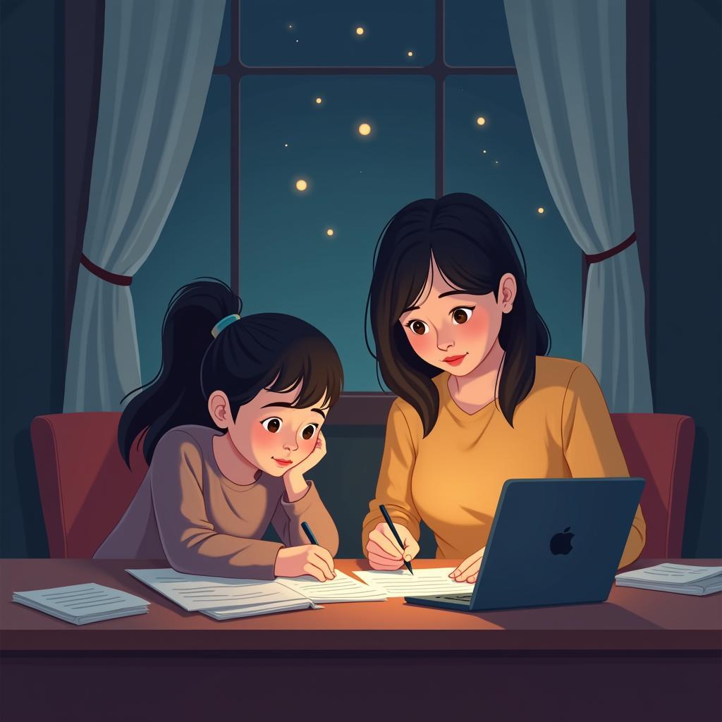 Cha mẹ hy sinh cho con cái trong IELTS Speaking về chủ đề sacrifice và family values