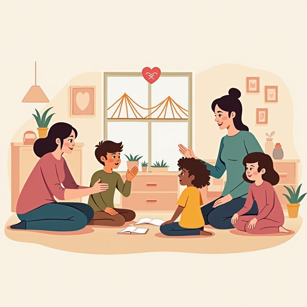 Cha mẹ và giáo viên hợp tác giáo dục sức khỏe tâm thần cho trẻ em