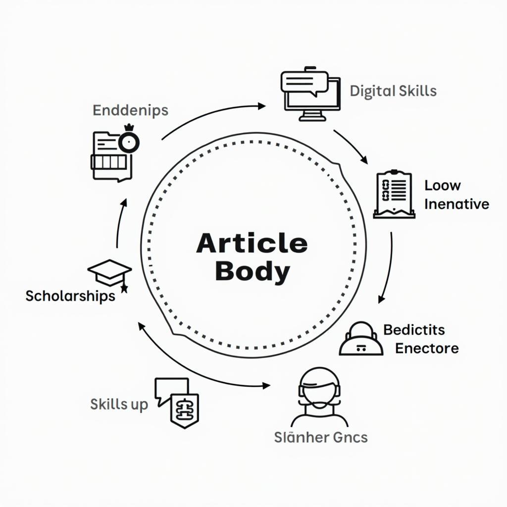 Chiến lược lập luận IELTS Task 2 về giáo dục và bất bình đẳng kinh tế với sơ đồ nguyên nhân kết quả